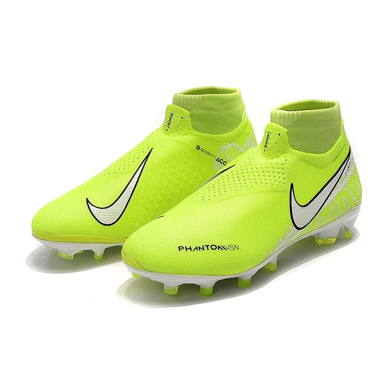 Nike Phantom VSN Elite DF FG Volt Bílý